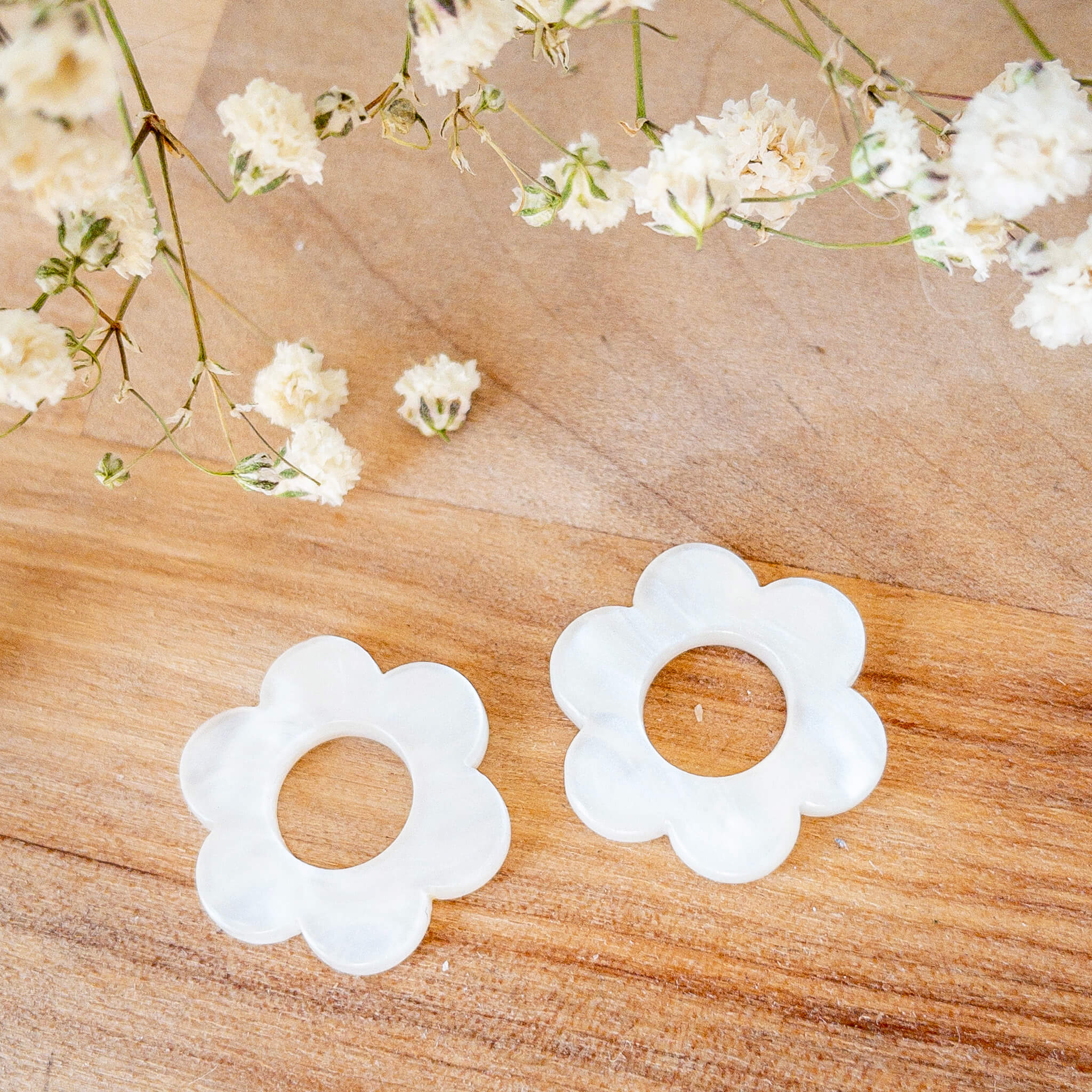 Fleurs Alba supplémentaires sans créoles - Numette